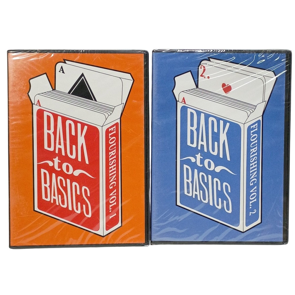 Back to Basics Flourishing Vol. 1 & 2 (2 DVD) Capaso Casino Magic Cardistry